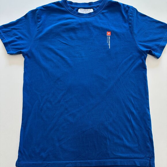 Seek Discomfort Medium Blue Vintage T Shirt Streetwear Skate Vintage Graphic - Picture 1 of 7